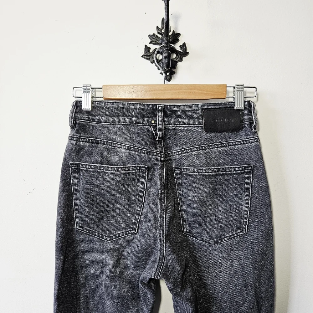 Diesel D-Earlie Flare Jeans Size 26 Zip Fly Dark Wash Raw Hem EUC - Picture 5 of 8